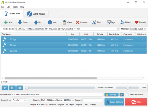 Convert Multiple Audio Files in Batch
