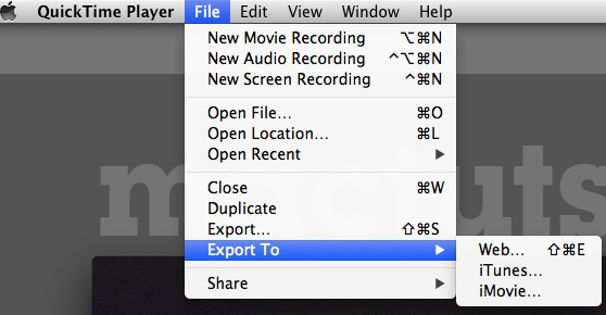 create a playlist in quicktime for mac