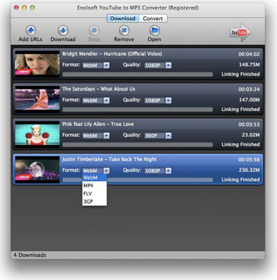 Enolsoft YouTube to MP3 for Mac