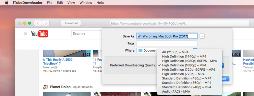 free youtube downloader online mac