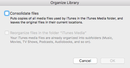 Consolidate Your iTunes Library