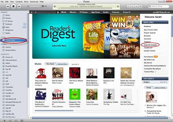 Get Free iTunes Music with Free On iTunes Feature