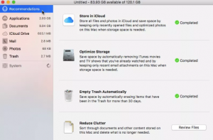 cleaning up other storage on mac